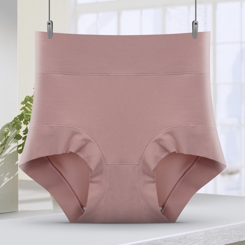 High Waisted Womens Plus Size Cotton Crotch In Solid Color