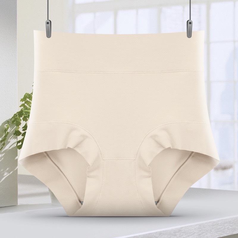 High Waisted Womens Plus Size Cotton Crotch In Solid Color