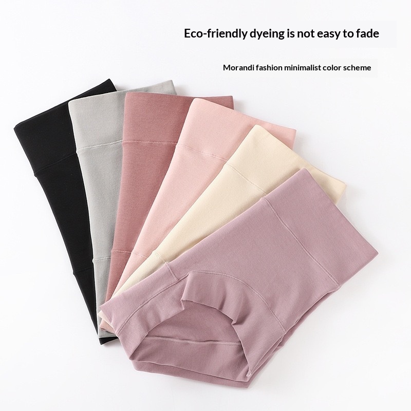 High Waisted Womens Plus Size Cotton Crotch In Solid Color