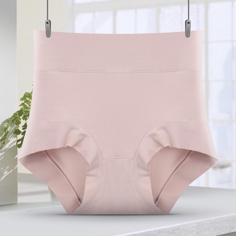 High Waisted Womens Plus Size Cotton Crotch In Solid Color