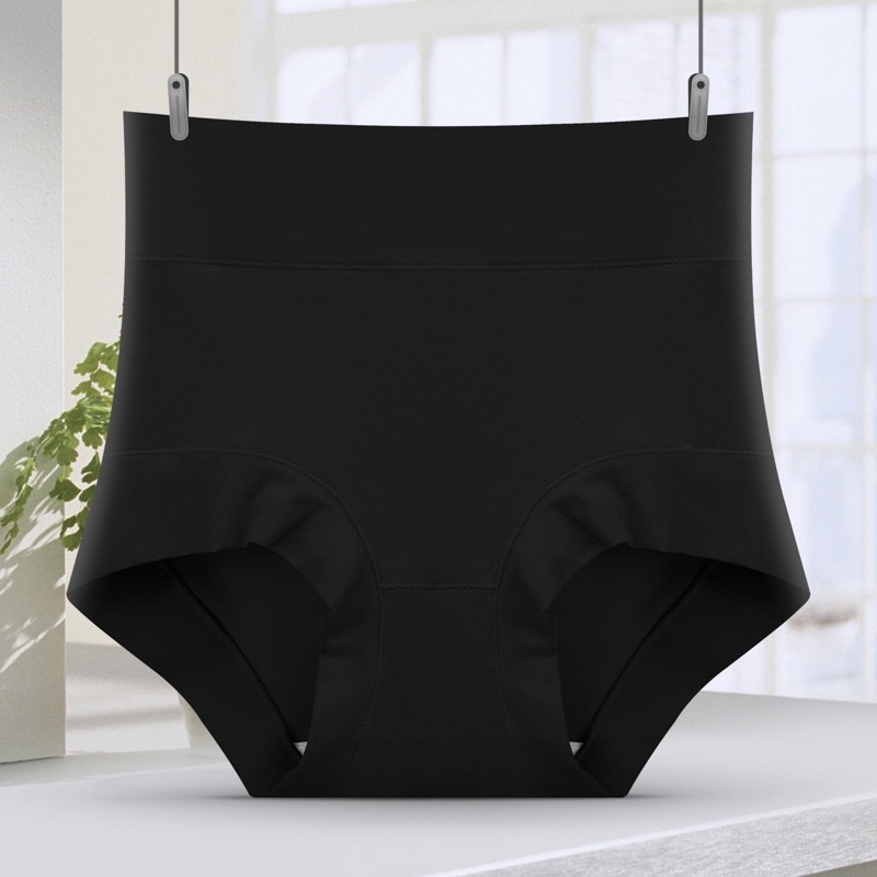 High Waisted Womens Plus Size Cotton Crotch In Solid Color