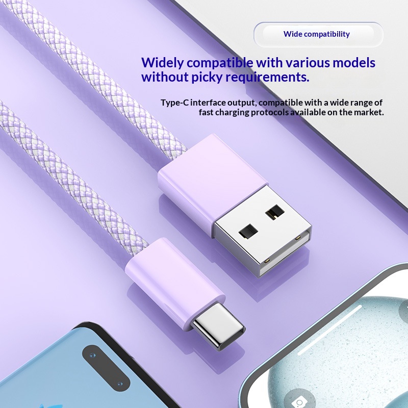 Macaron-colored Fast-charging Data Cable