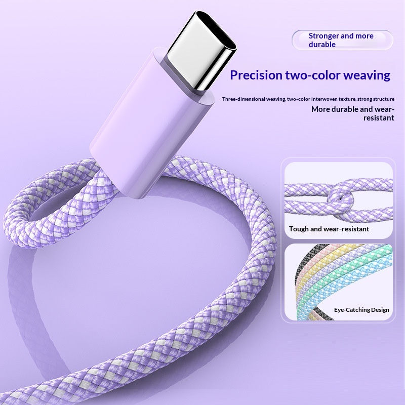 Macaron-colored Fast-charging Data Cable