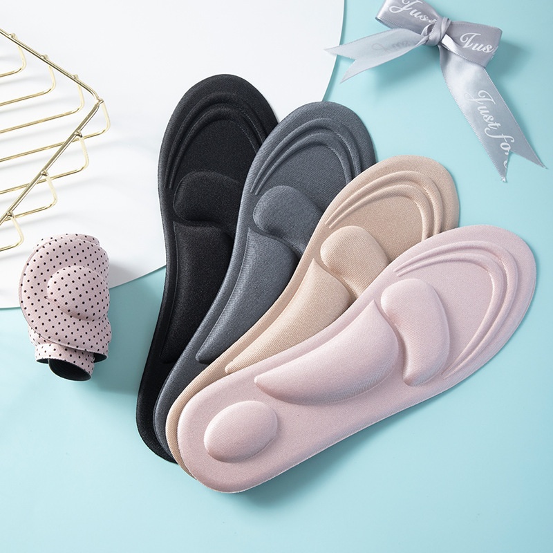 5D Arch-supporting High-elasticity Shock-absorbing Breathable And Sweat-wicking Insoles For Men And Women