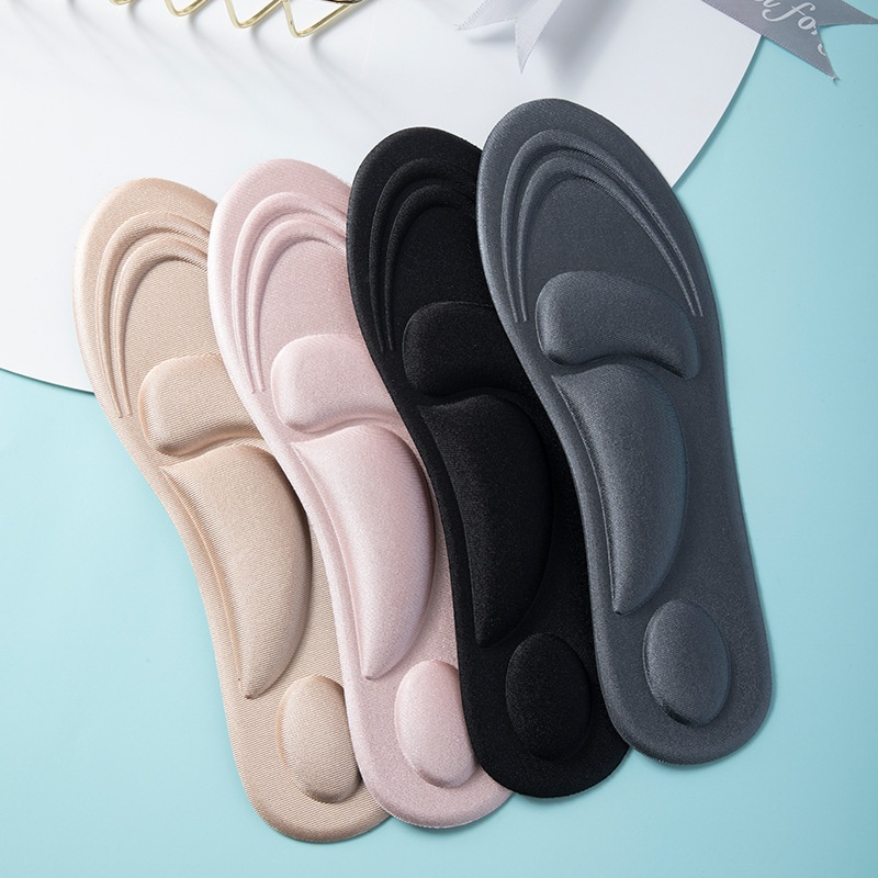 5D Arch-supporting High-elasticity Shock-absorbing Breathable And Sweat-wicking Insoles For Men And Women