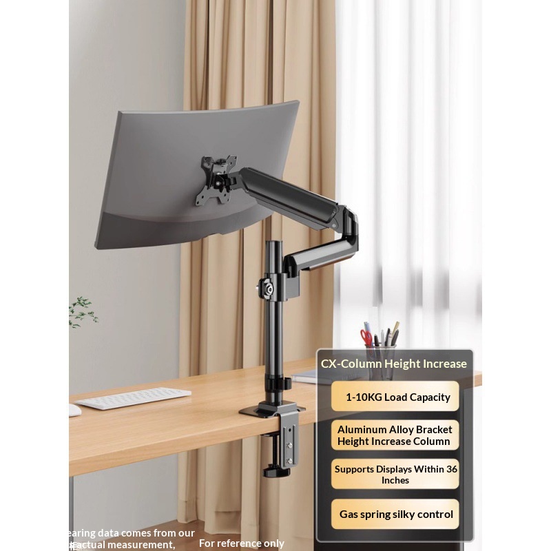 Monitor Computer Stand With Mechanical Arm And Desktop Rotation