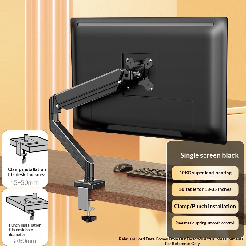 Monitor Computer Stand With Mechanical Arm And Desktop Rotation