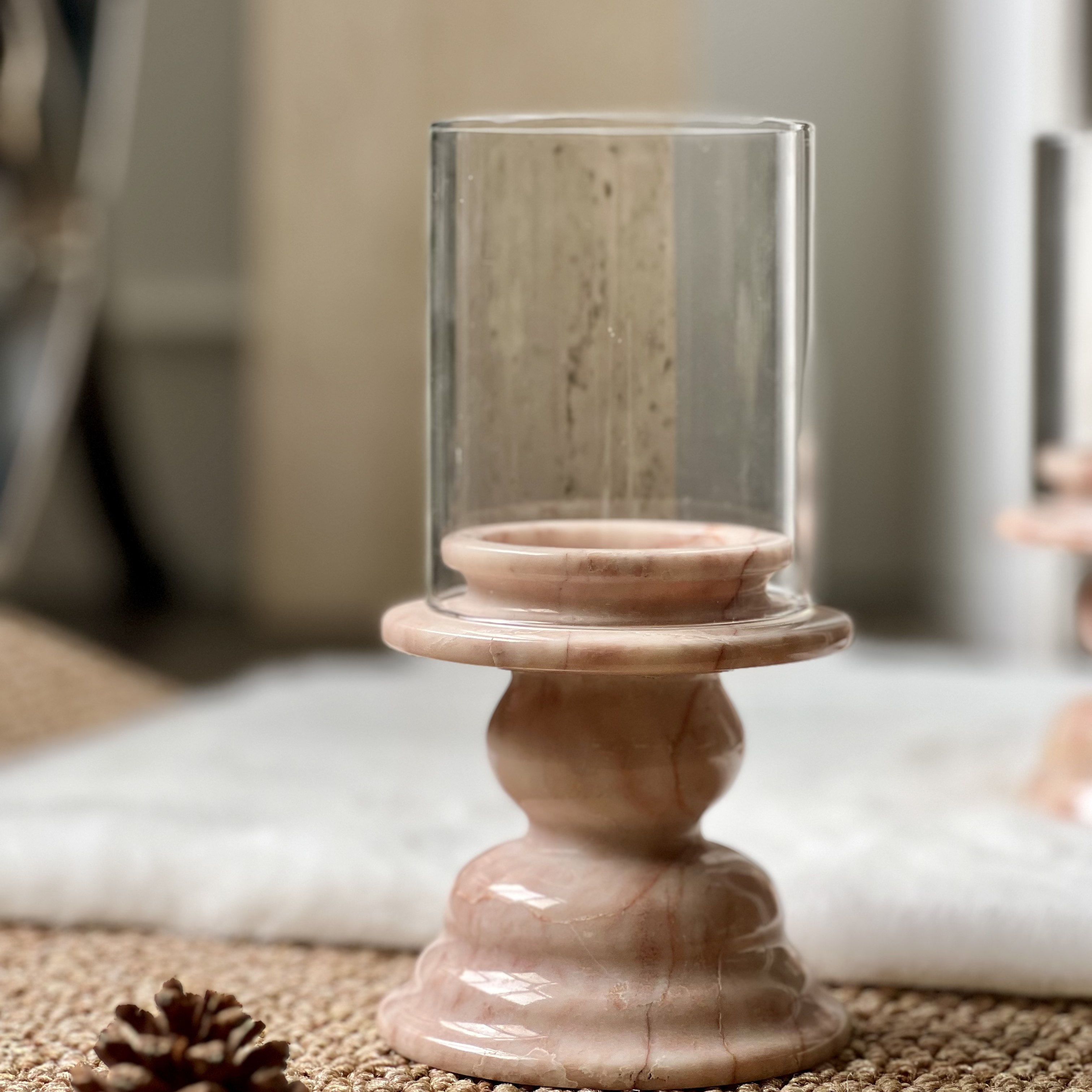 Modern Minimalist Marble Candle Holder Decor, picture 2 of 4
