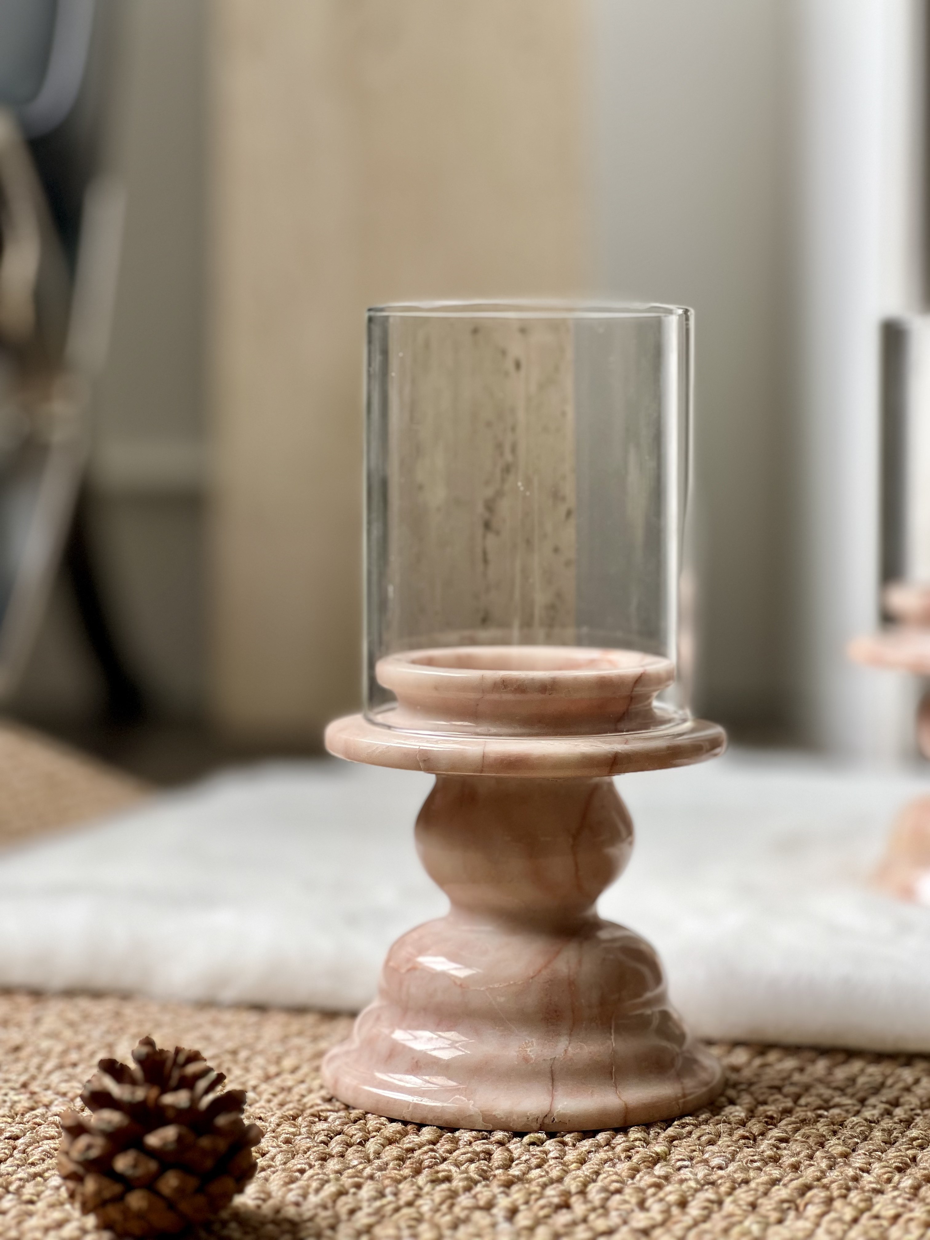 Modern Minimalist Marble Candle Holder Decor, picture 3 of 4