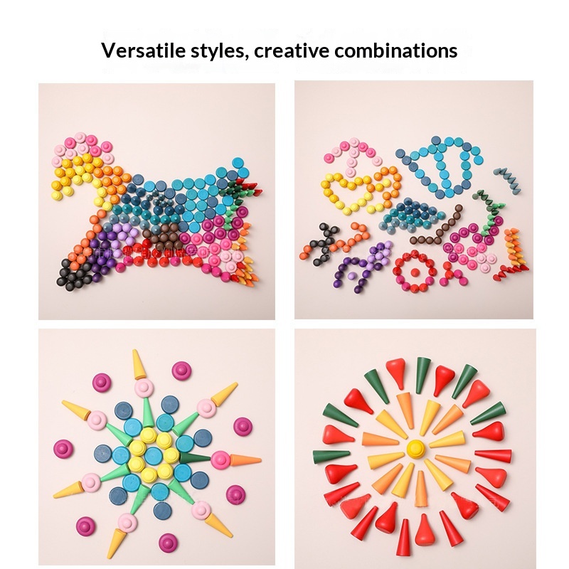 Bestselling Wooden Stacking Toy For Kids Rainbow Building Blocks For Creative Assembly