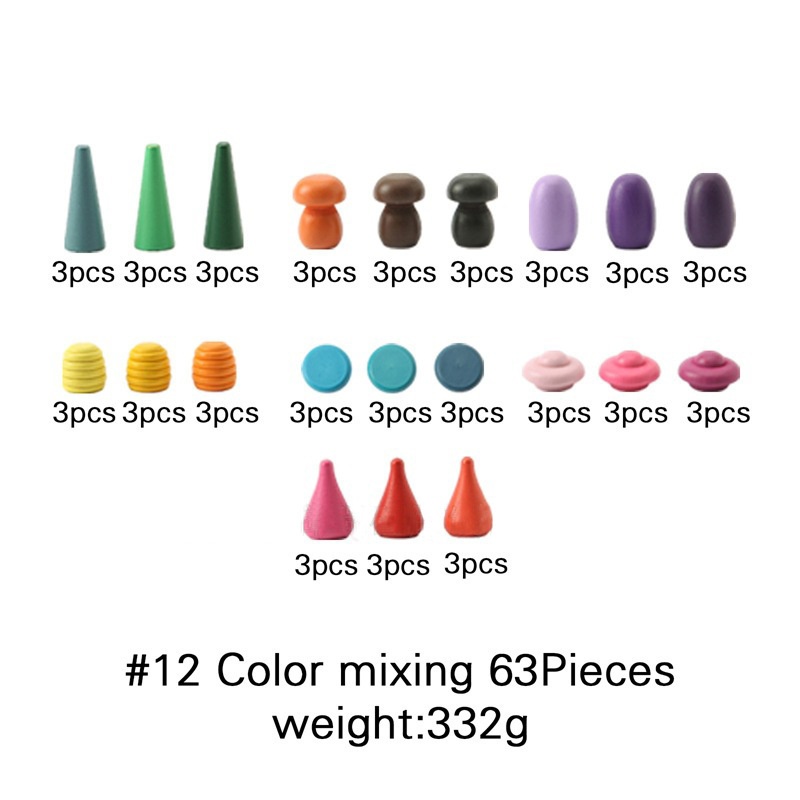 Bestselling Wooden Stacking Toy For Kids Rainbow Building Blocks For Creative Assembly