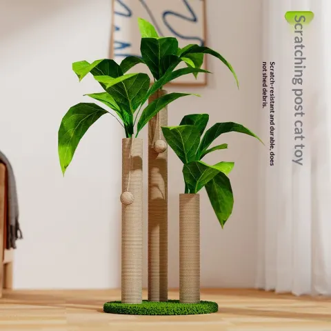 Coconut Tree Cat Scratcher and Cat Climbing Tower