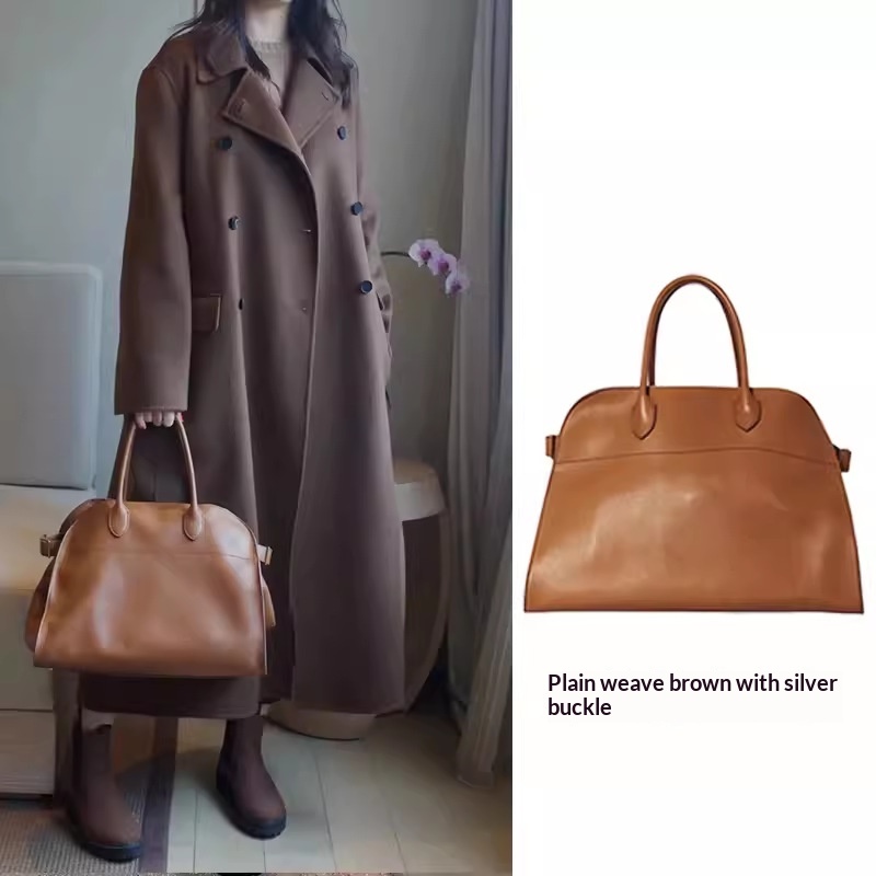 Womens Commuter Tote Bag In Textured Suede