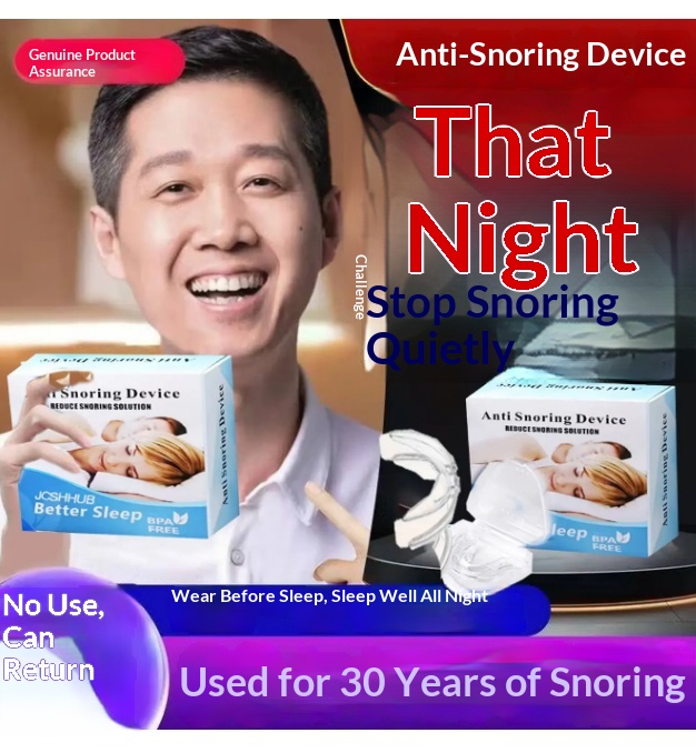 Direct Trial Of Universal Anti-snoring Braces