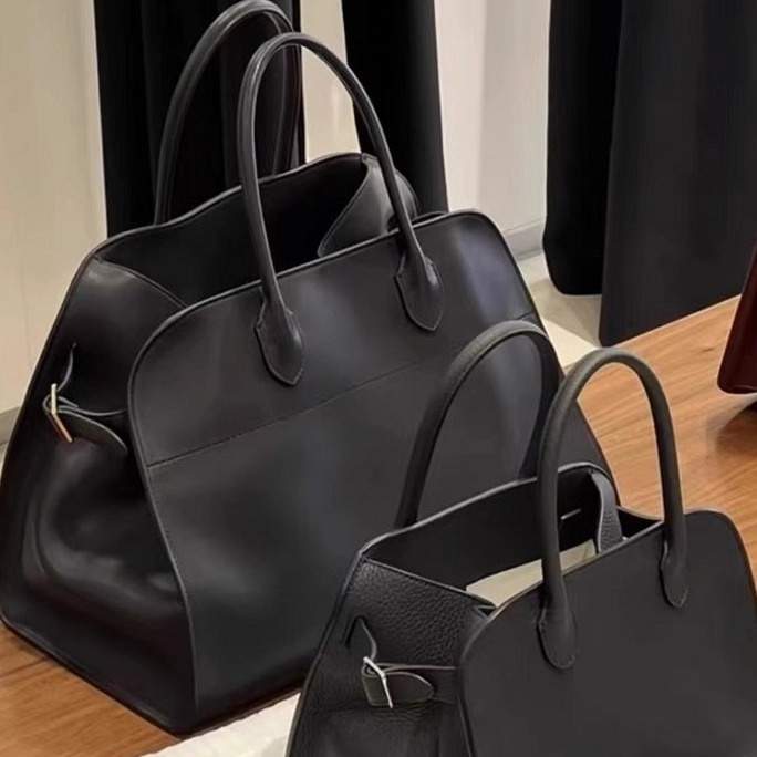 Womens Commuter Tote Bag In Textured Suede