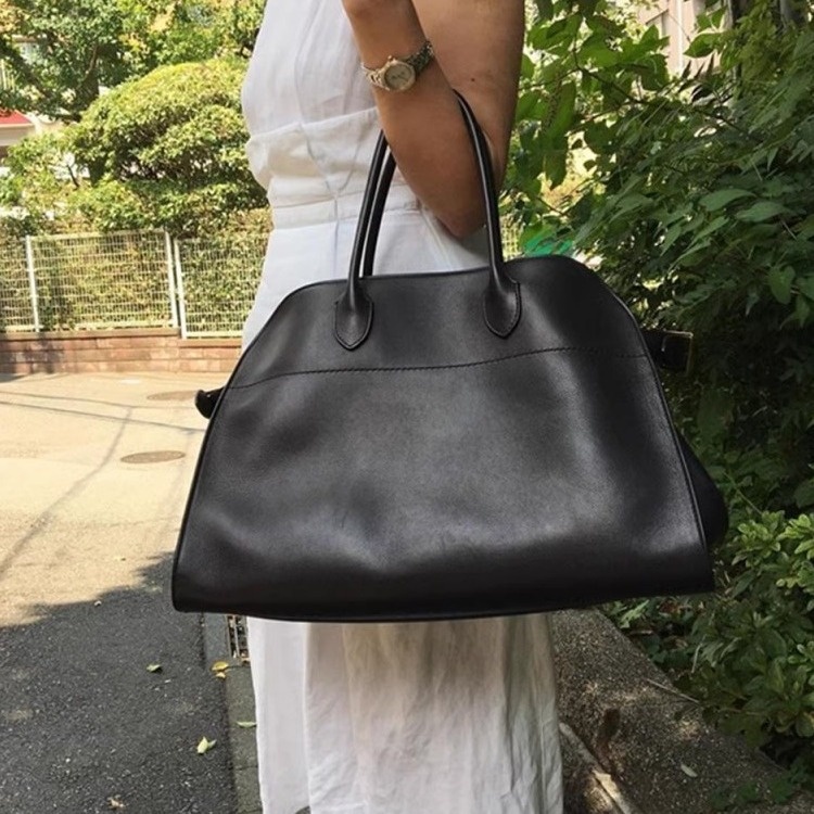 Womens Commuter Tote Bag In Textured Suede