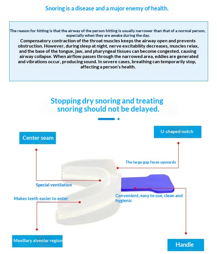 Direct Trial Of Universal Anti-snoring Braces