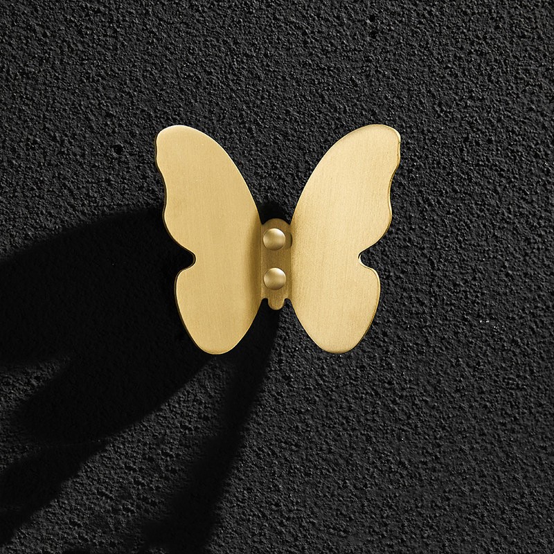 No-Drill Creative Brass Coat Hook
