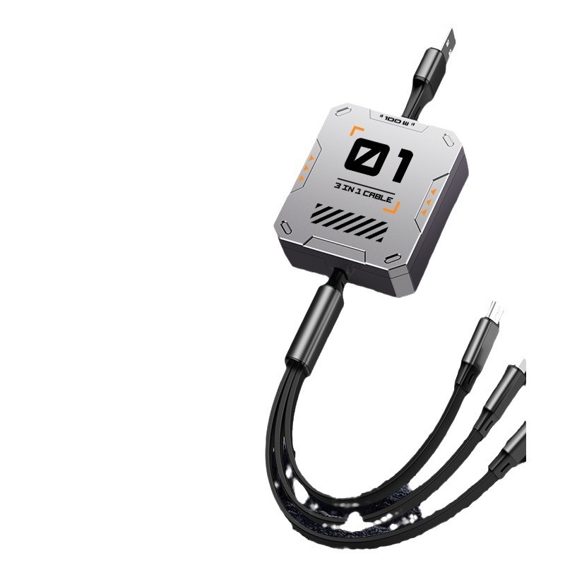 Three-in-one Extension Cable For Smartphones