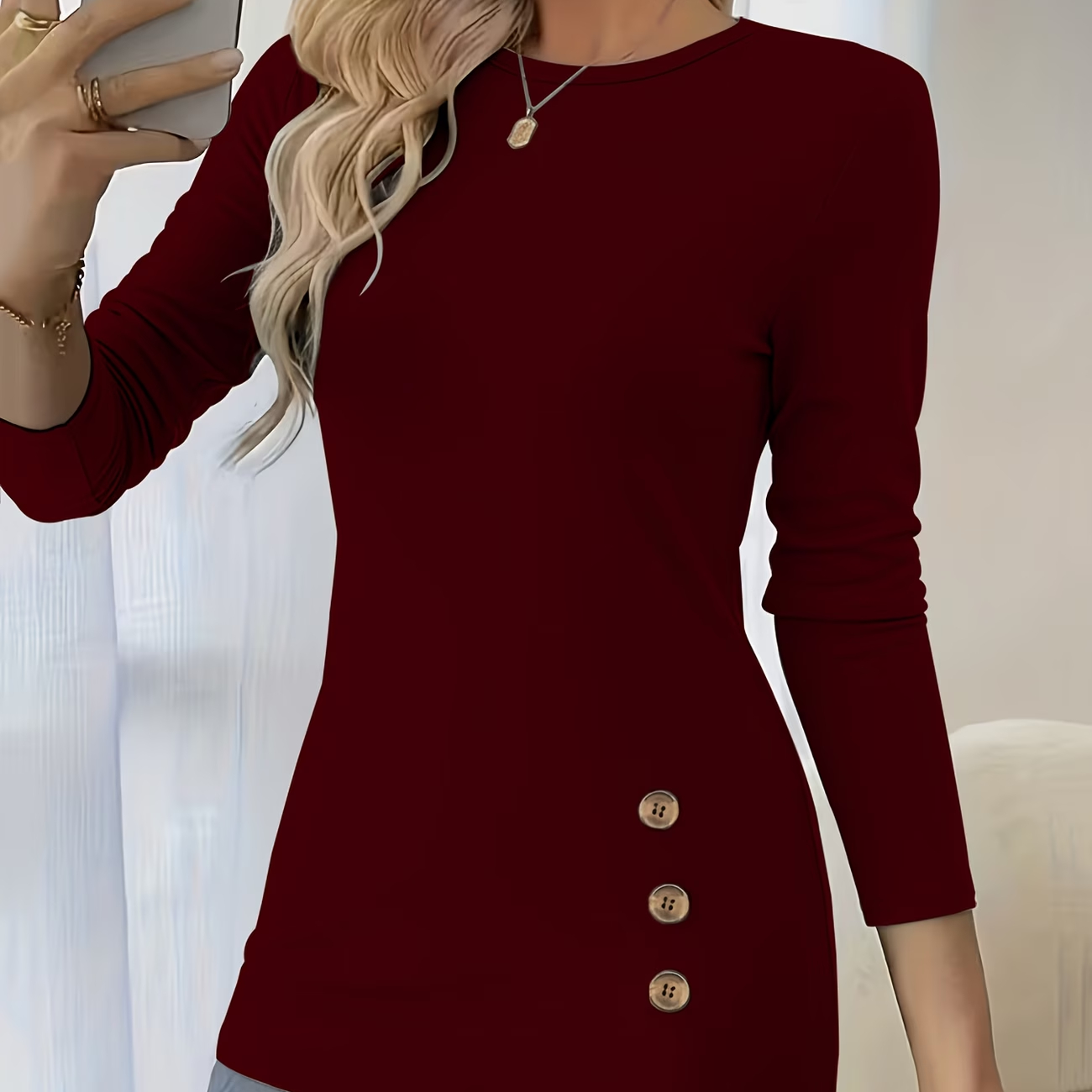 Polyester Female Long Sleeves