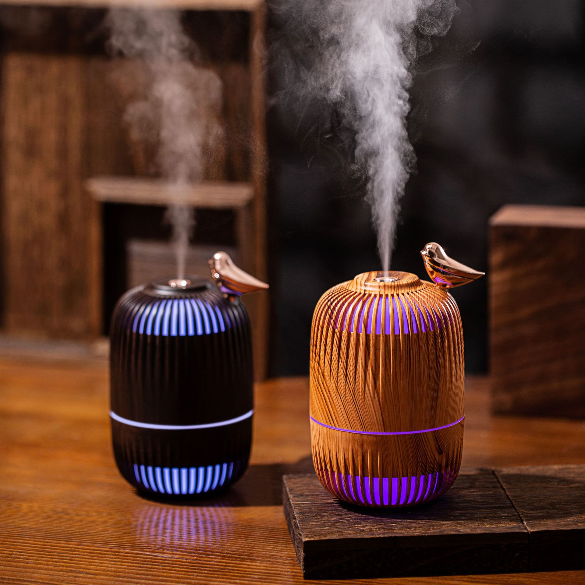 Bohemian Style Essential Oil Diffuser with 3D Bird Design