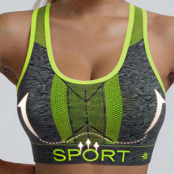 Omen's Solid Color Wireless Sports Bra