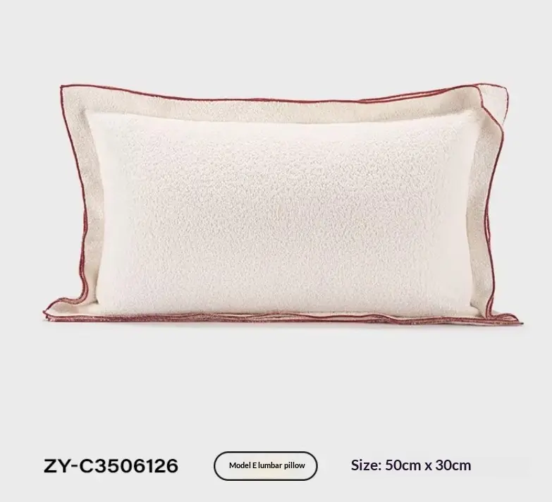 Red Festive Light-Luxury Sofa Cushion Cover For The Living Room