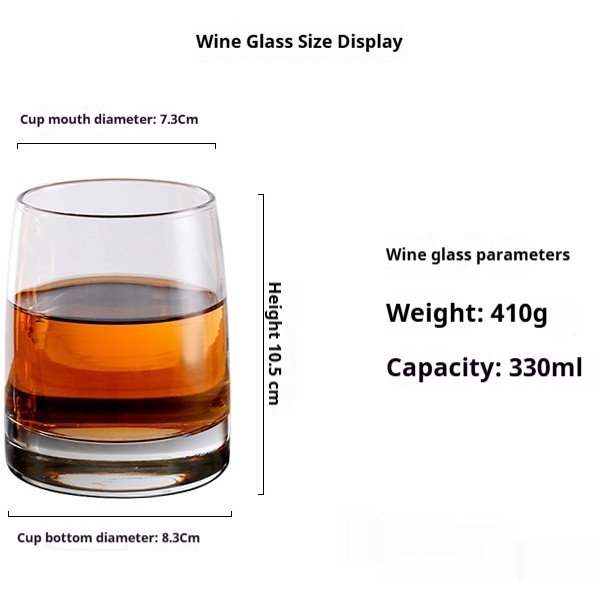 Creative Transparent Glass Bottle For Storing And Infusing Liquor