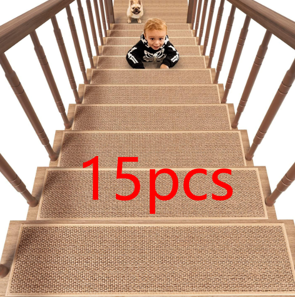 Nordic Staircase Linen Floor Mat