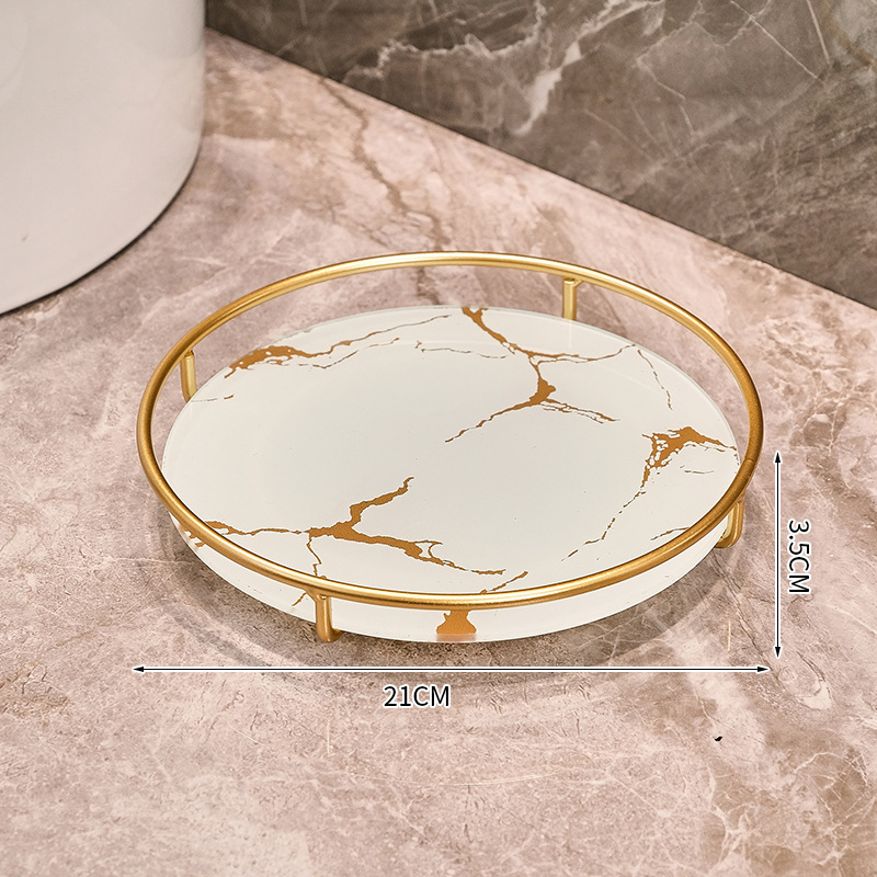 Light-luxury Bathroom Shelf Tray