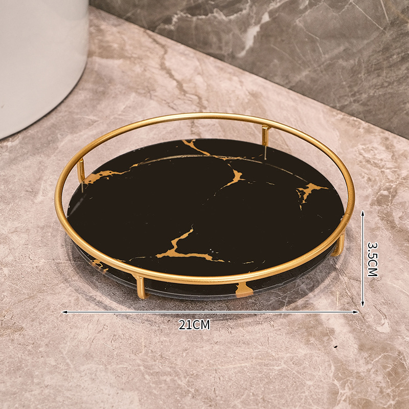 Light-luxury Bathroom Shelf Tray