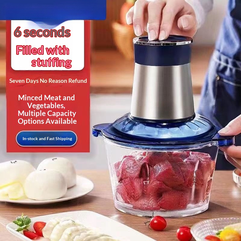 Stainless Steel Multi-functional Electric Meat Grinder For Home Use