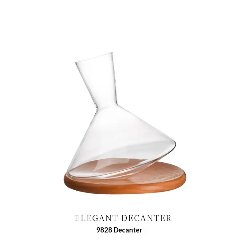 Crystal Decanter Wine Pourer Wine Jug Grapes