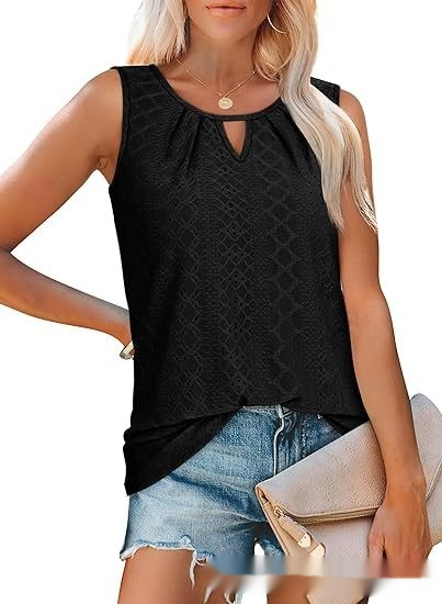 Womens Loose-fitting Casual Sleeveless Top