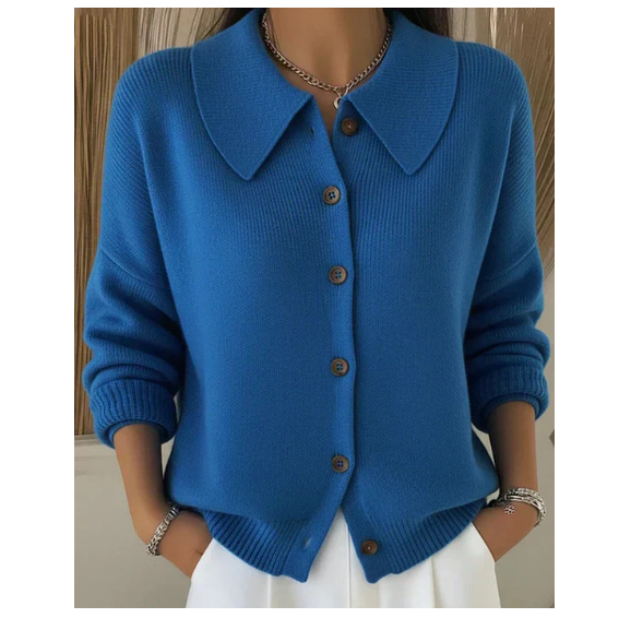 Womens Knitted Cardigan With Buttons