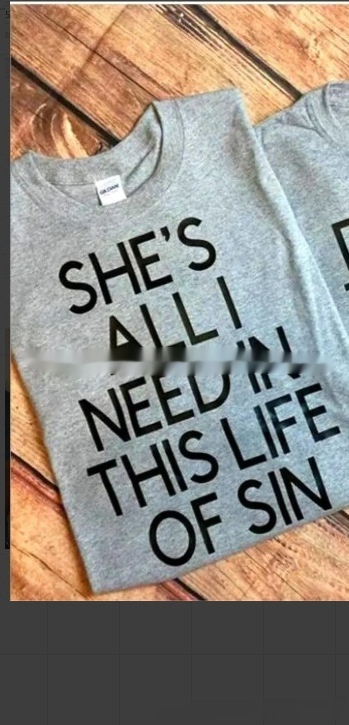 Stylish English Letter Crew Neck Short-Sleeve Couple T-Shirts