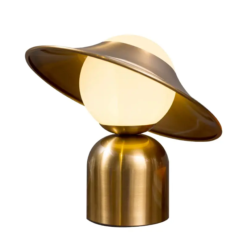 Modern Light Luxury Table Lamp Nordic Simple Designer Bedroom Bedside Lamp Glass Creative High Sense Living Room Decorative Lamp