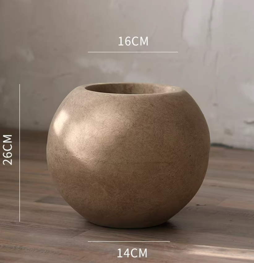 Plant Landing Round Large Flower Pot Decorative Vase