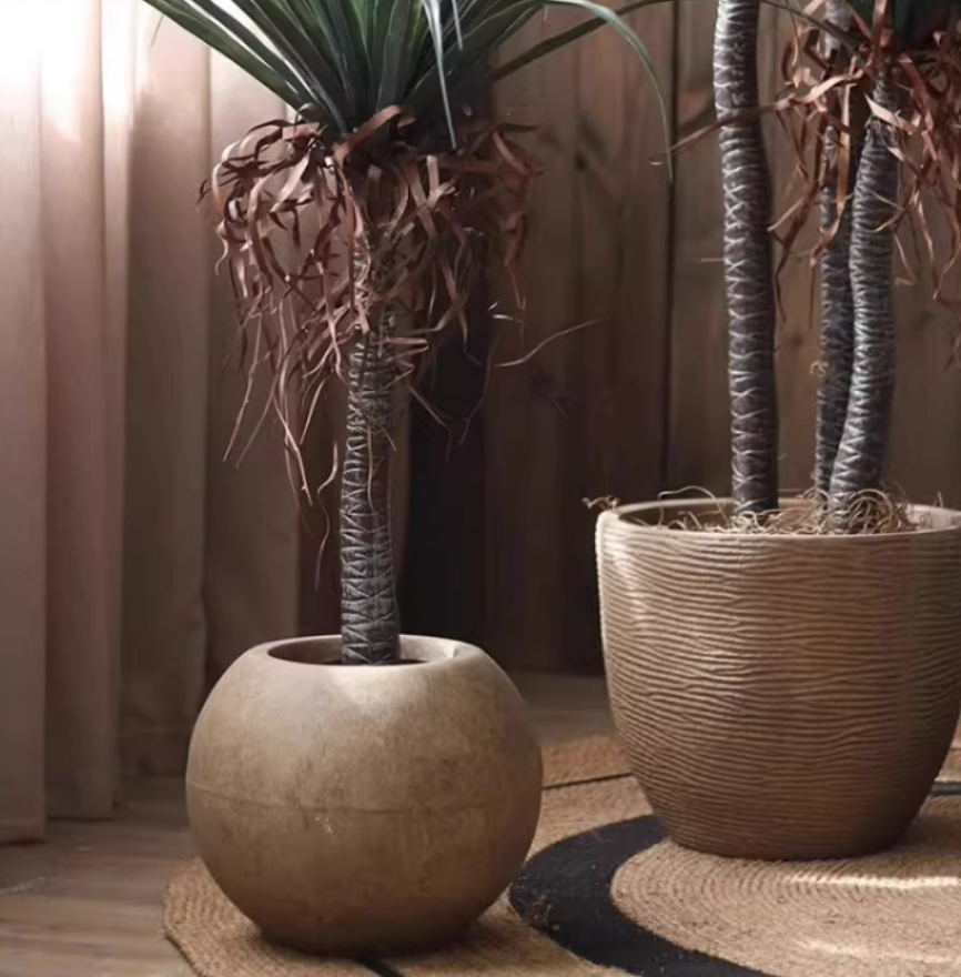 Plant Landing Round Large Flower Pot Decorative Vase