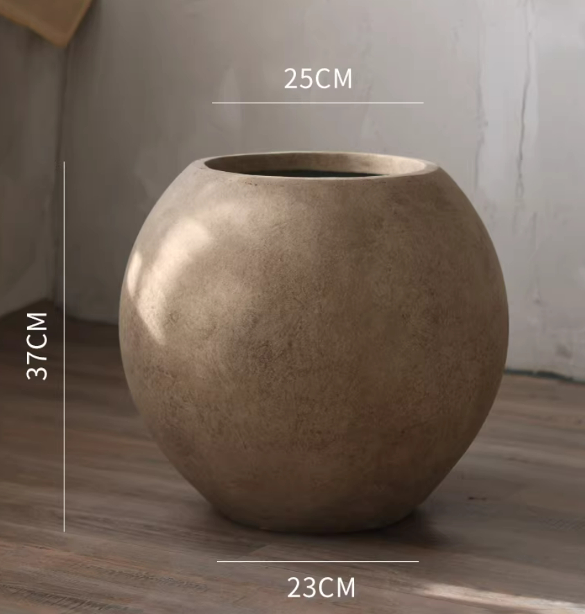 Plant Landing Round Large Flower Pot Decorative Vase