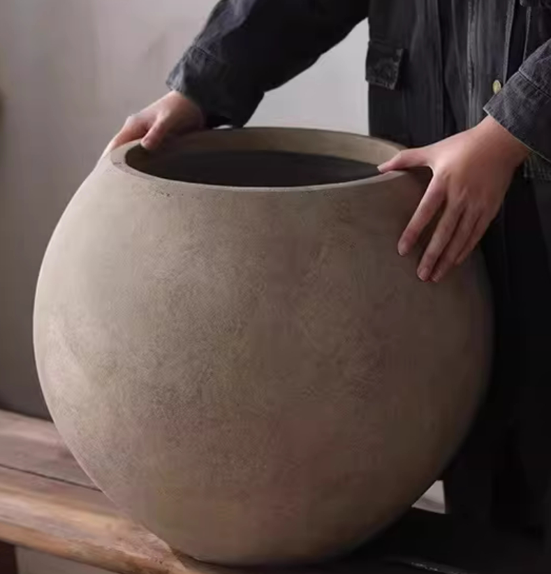 Plant Landing Round Large Flower Pot Decorative Vase