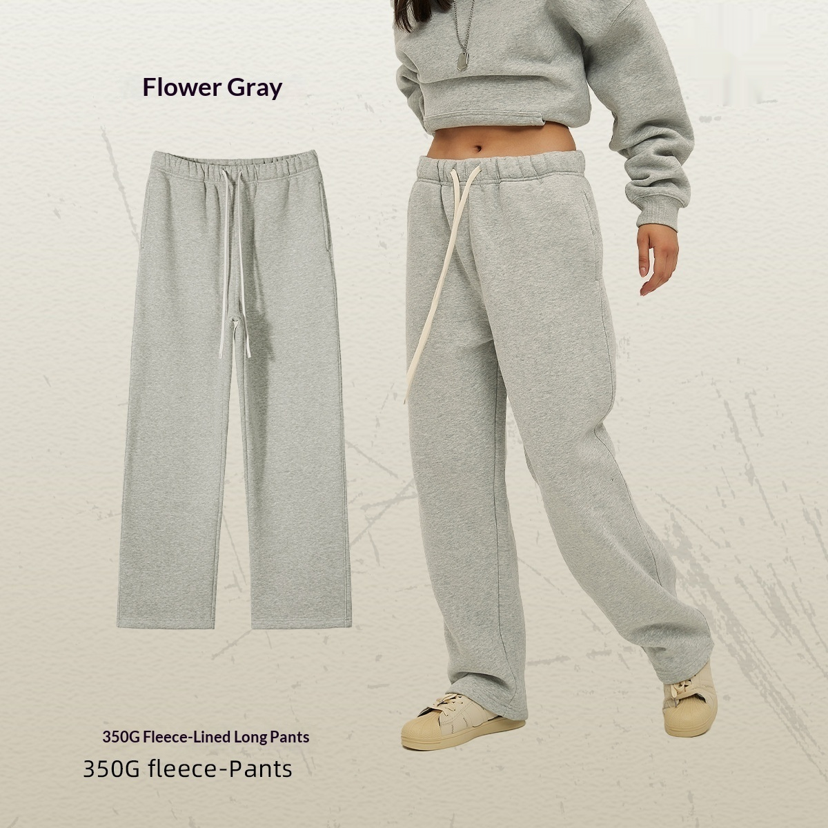 Mens Loose-Fit Fleece Lined Sweatpants