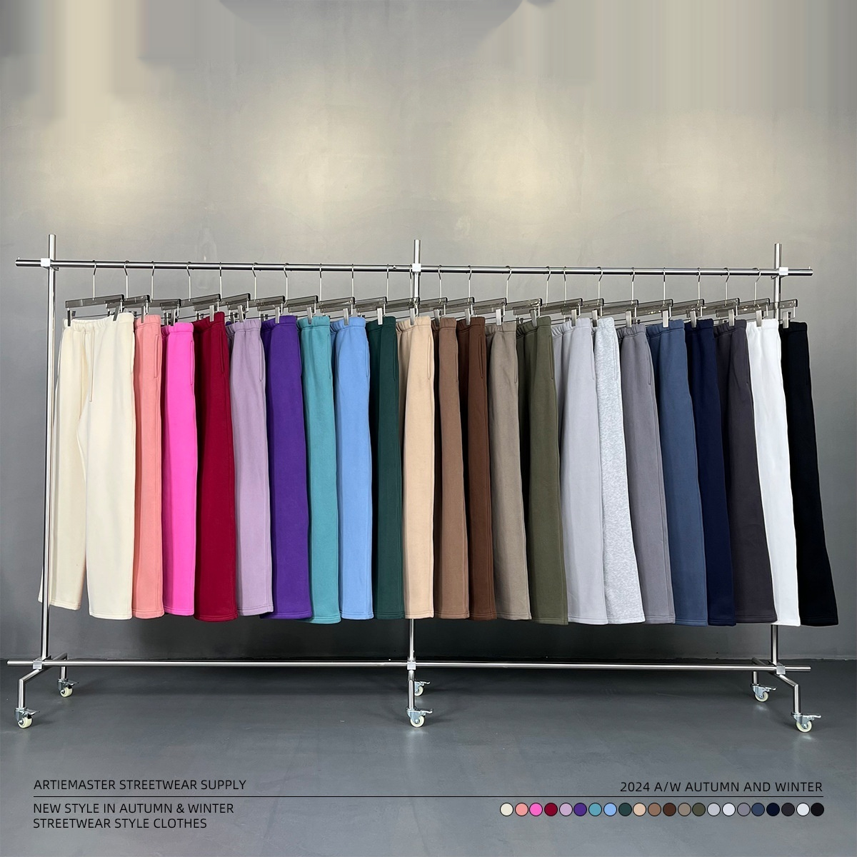 Mens Loose-Fit Fleece Lined Sweatpants