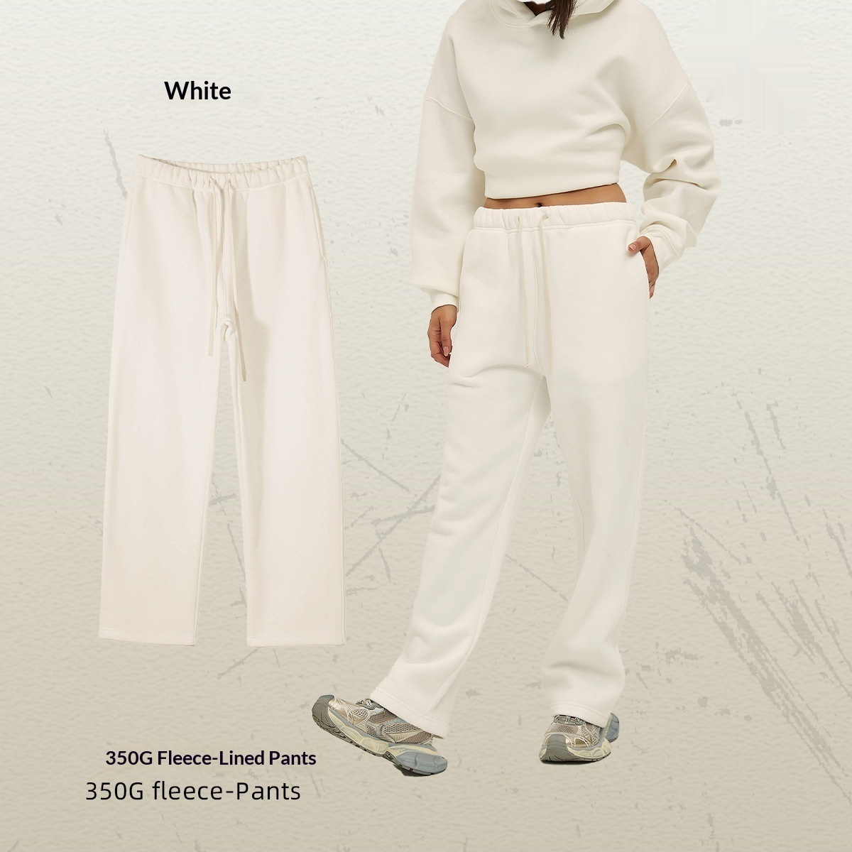 Mens Loose-Fit Fleece Lined Sweatpants