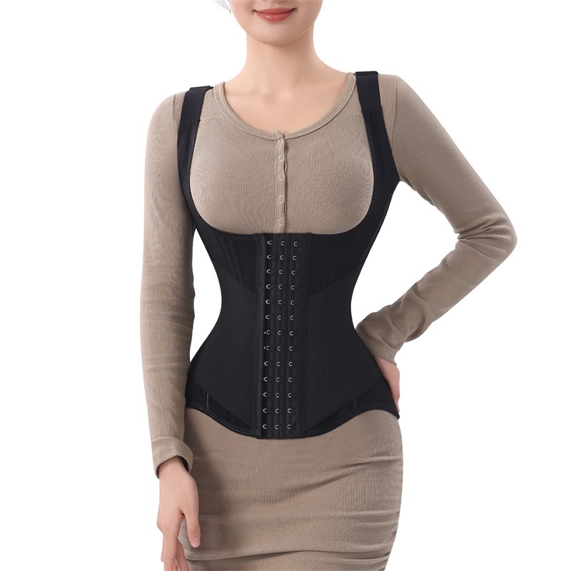 Vest With A Cinched Waist Made From Breathable Mesh Fabric To Support A Straight Back