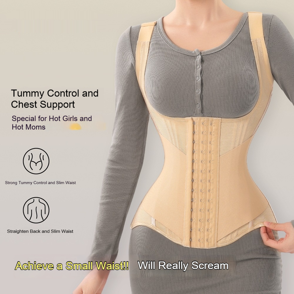 Vest With A Cinched Waist Made From Breathable Mesh Fabric To Support A Straight Back