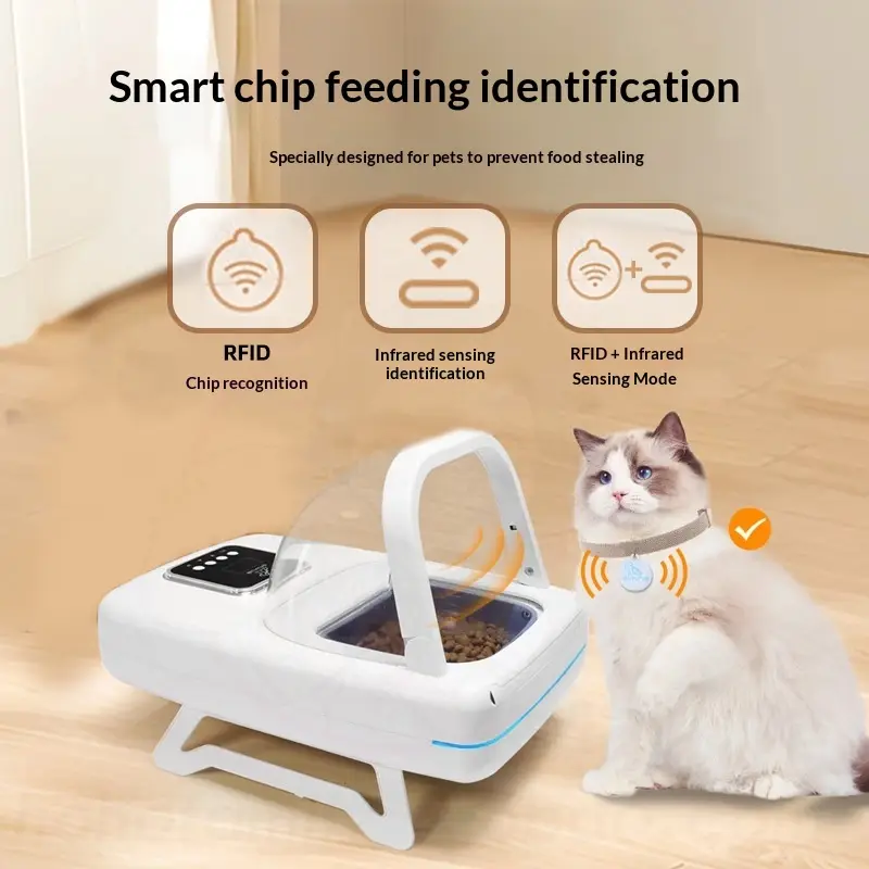 Smart Chip Detects Infrared Signals To Enable Automatic Feeding For Cats