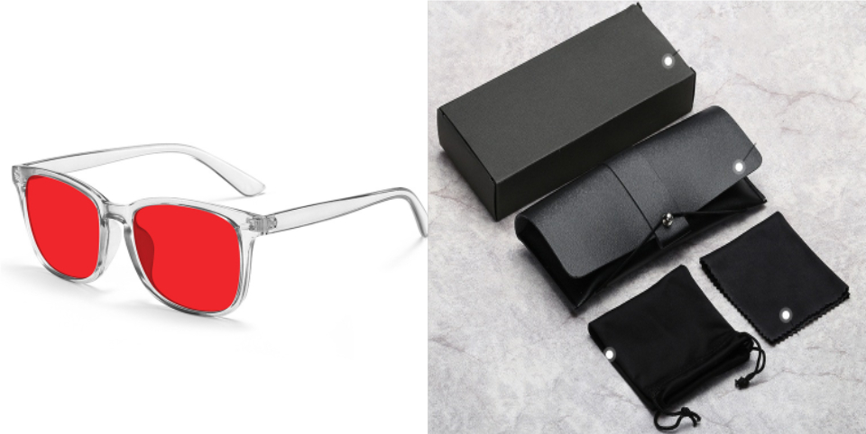 Anti-blue Light UV Protection Red Light Glasses - Image 22