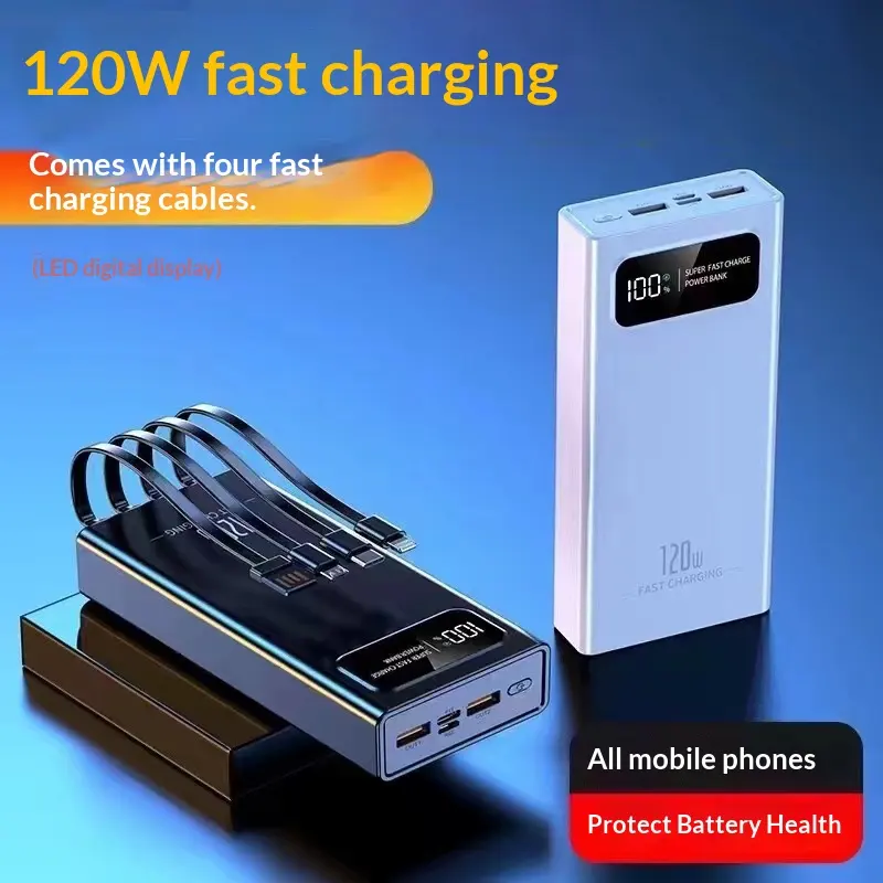120W Power Bank 20000 MAh High-Capacity Portable