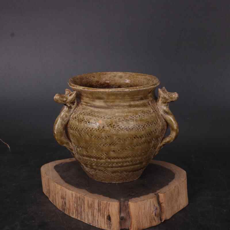 Antique Decorative Pottery From The Warring States Period